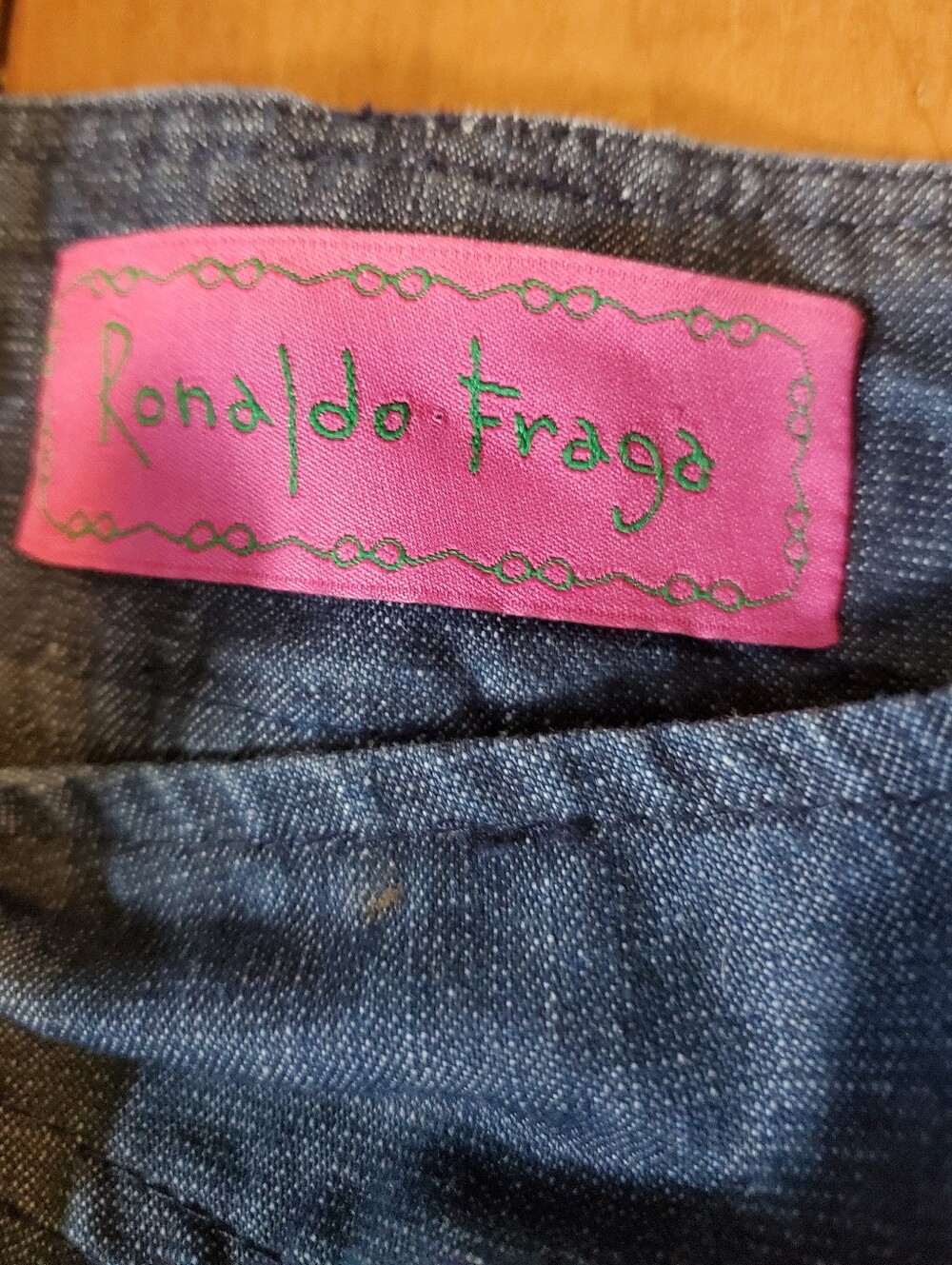 Ronaldo Fraga Designer Drop Crotch Denim Sarouel Harem Balloon Pants Jeans